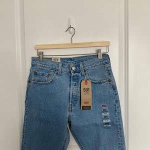 Levi’s 501 skinny high rise jeans